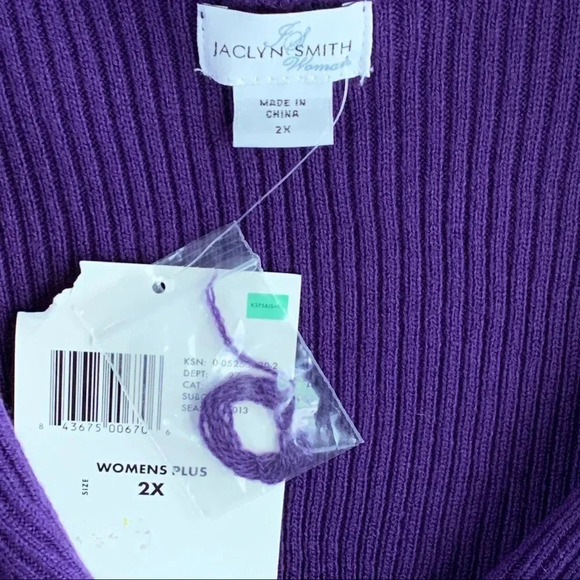 **NEW Jaclyn Smith Cowl Sweater Dress - Picture 7 of 9